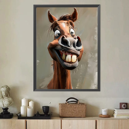 Horse - Full Round Drill Diamond Painting 40*50CM