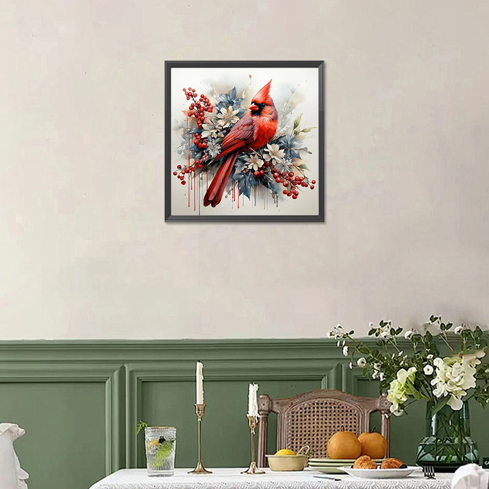 Cardinal - Full Square Drill Diamond Painting 40*40CM