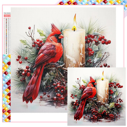 Cardinal - Full Square Drill Diamond Painting 40*40CM