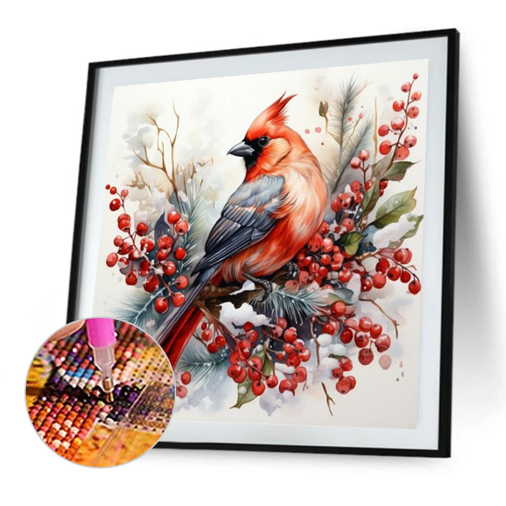 Cardinal - Full Square Drill Diamond Painting 40*40CM