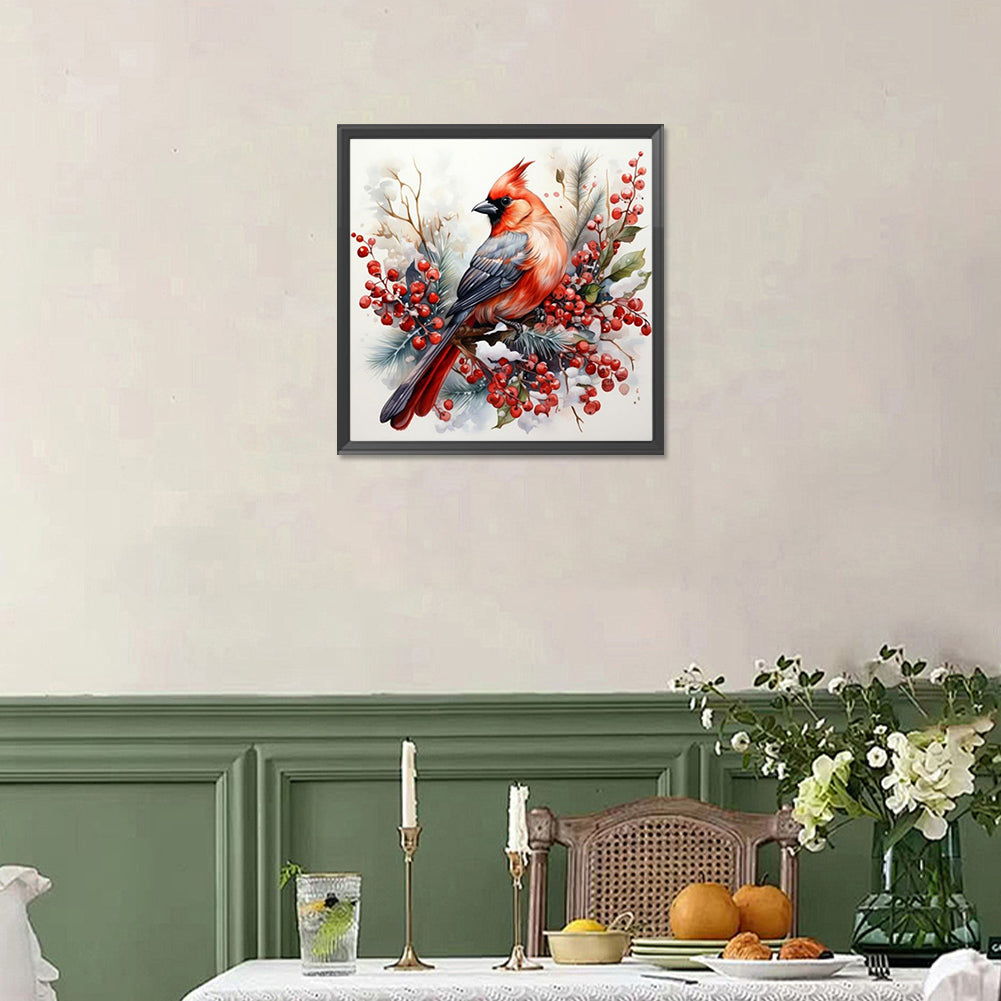 Cardinal - Full Square Drill Diamond Painting 40*40CM