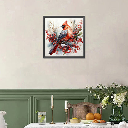 Cardinal - Full Square Drill Diamond Painting 40*40CM