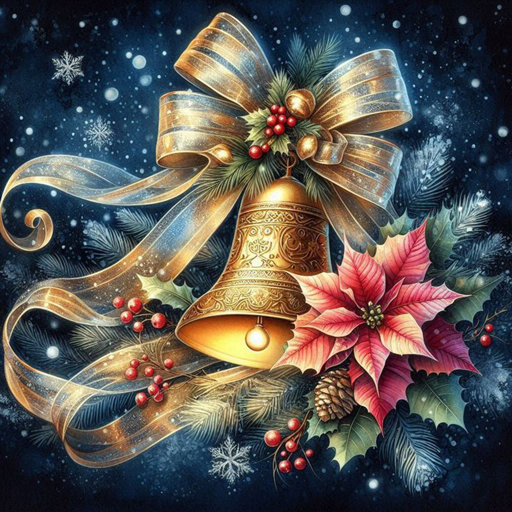 Christmas Bells - Full Square Drill Diamond Painting 40*40CM