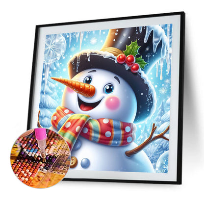 Christmas Snowman - Full Square Drill Diamond Painting 30*30CM