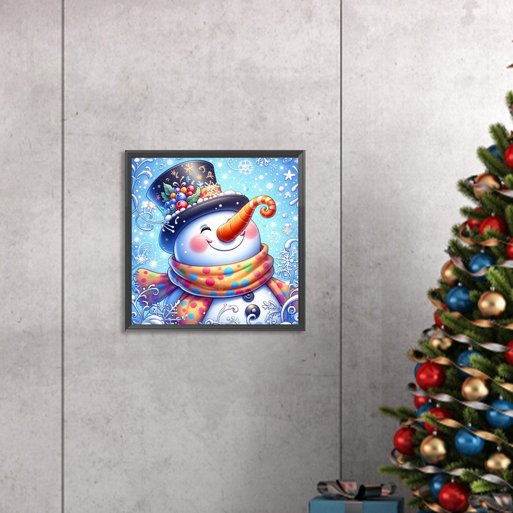 Christmas Snowman - Full Square Drill Diamond Painting 30*30CM