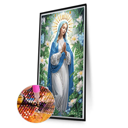 Mary Jesus Religion - Special Shaped Drill Diamond Painting 40*70CM