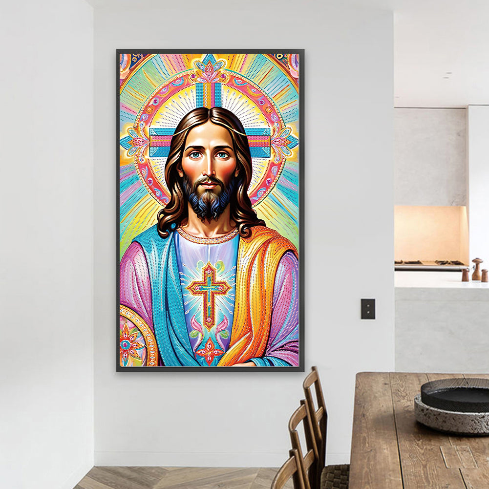 Mary Jesus Religion - Special Shaped Drill Diamond Painting 40*70CM