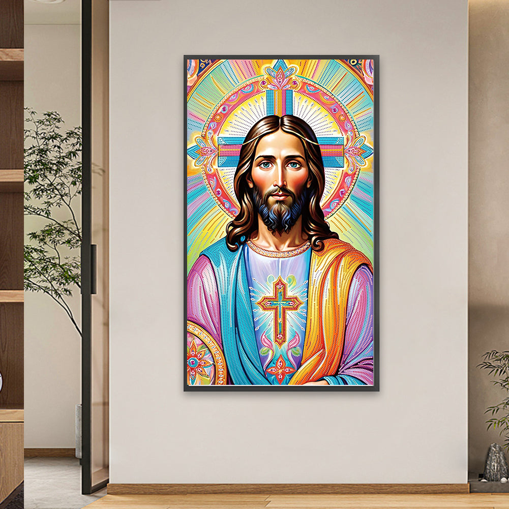 Mary Jesus Religion - Special Shaped Drill Diamond Painting 40*70CM