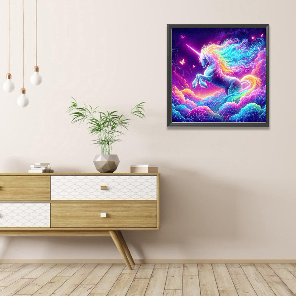 Cloud Unicorns - Full AB Round Drill Diamond Painting 40*40CM