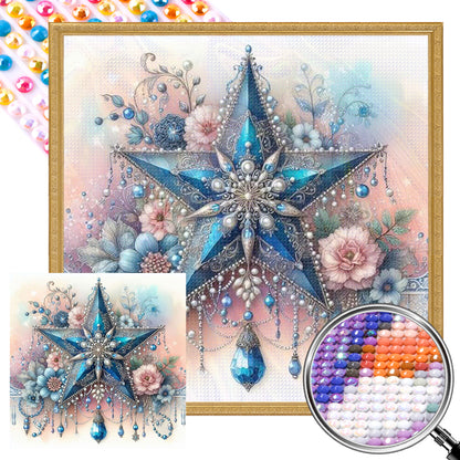 Pentagram - Full AB Round Drill Diamond Painting 30*30CM