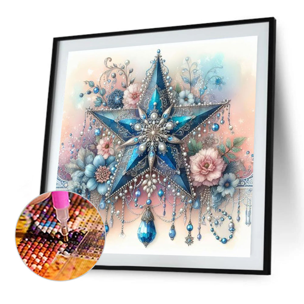 Pentagram - Full AB Round Drill Diamond Painting 30*30CM