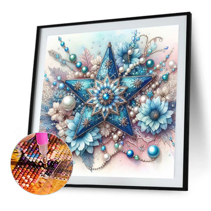 Pentagram - Full AB Round Drill Diamond Painting 30*30CM