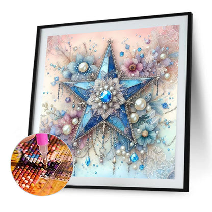 Pentagram - Full AB Round Drill Diamond Painting 30*30CM