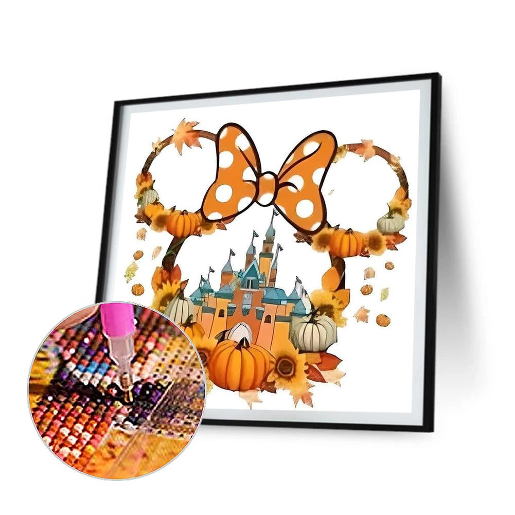 Minnie Castle - Full Round Drill Diamond Painting 40*40CM