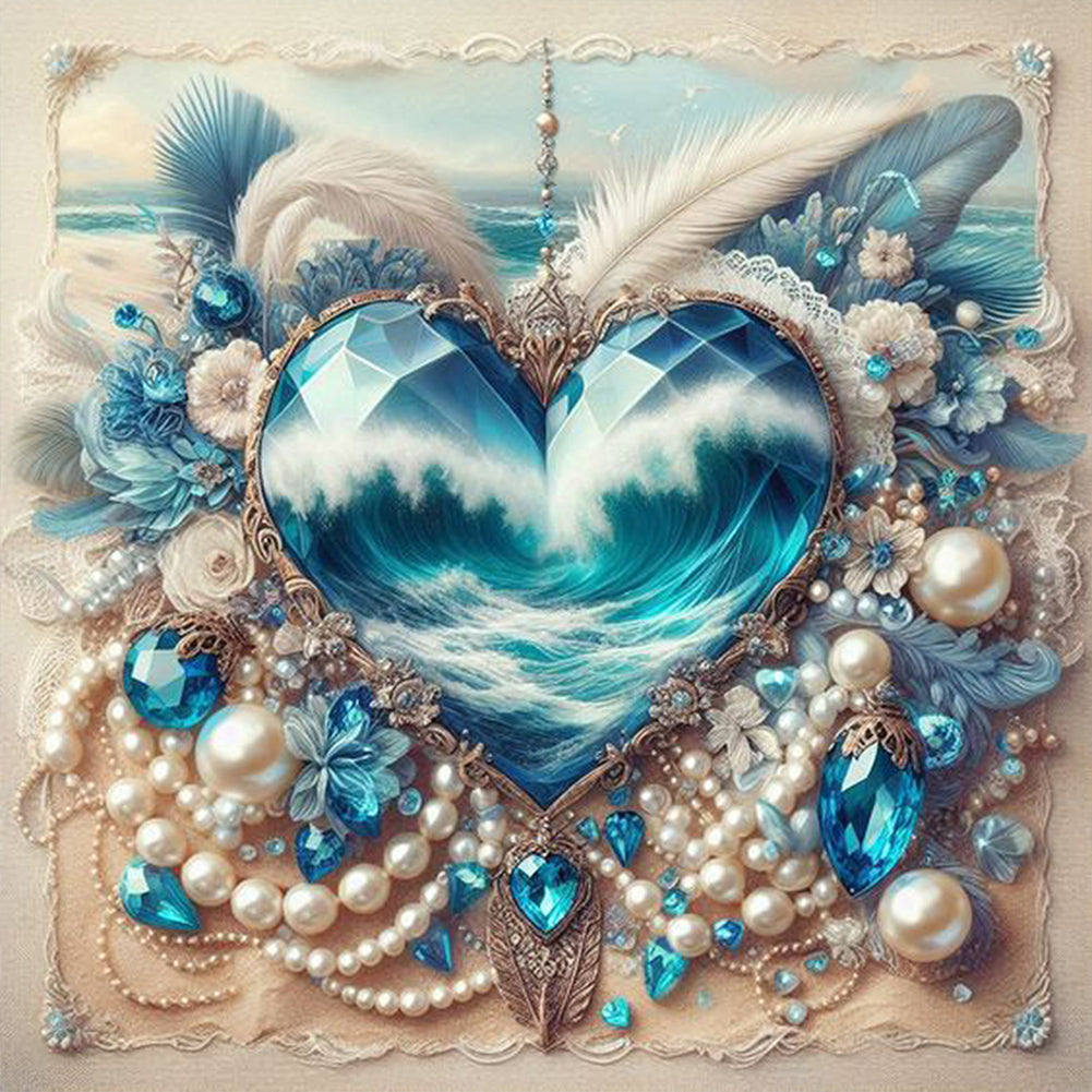 Love Pearls - Full AB Round Drill Diamond Painting 30*30CM