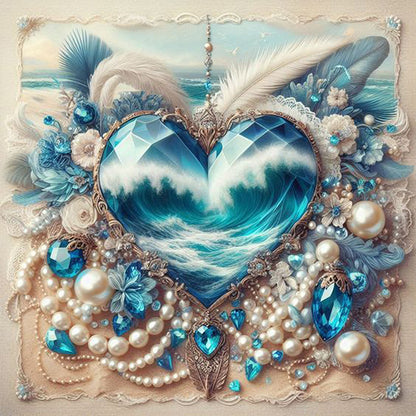 Love Pearls - Full AB Round Drill Diamond Painting 30*30CM