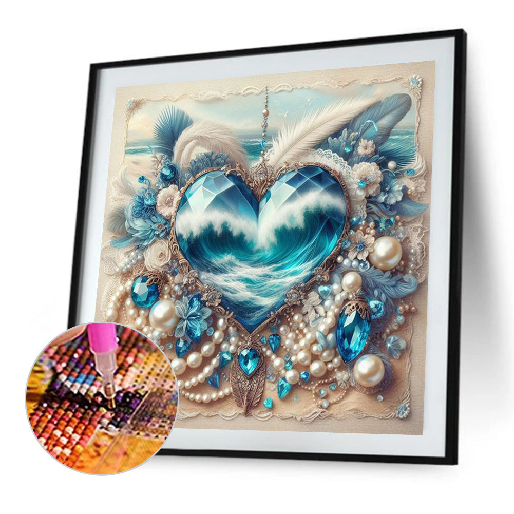 Love Pearls - Full AB Round Drill Diamond Painting 30*30CM