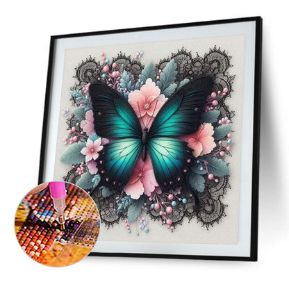 Butterfly - Full AB Round Drill Diamond Painting 40*40CM