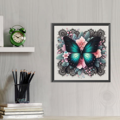 Butterfly - Full AB Round Drill Diamond Painting 40*40CM