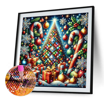 Christmas Tree - Full Round Drill Diamond Painting 40*40CM