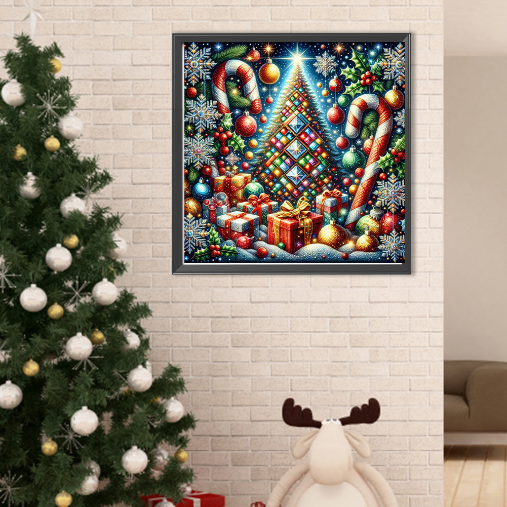 Christmas Tree - Full Round Drill Diamond Painting 40*40CM