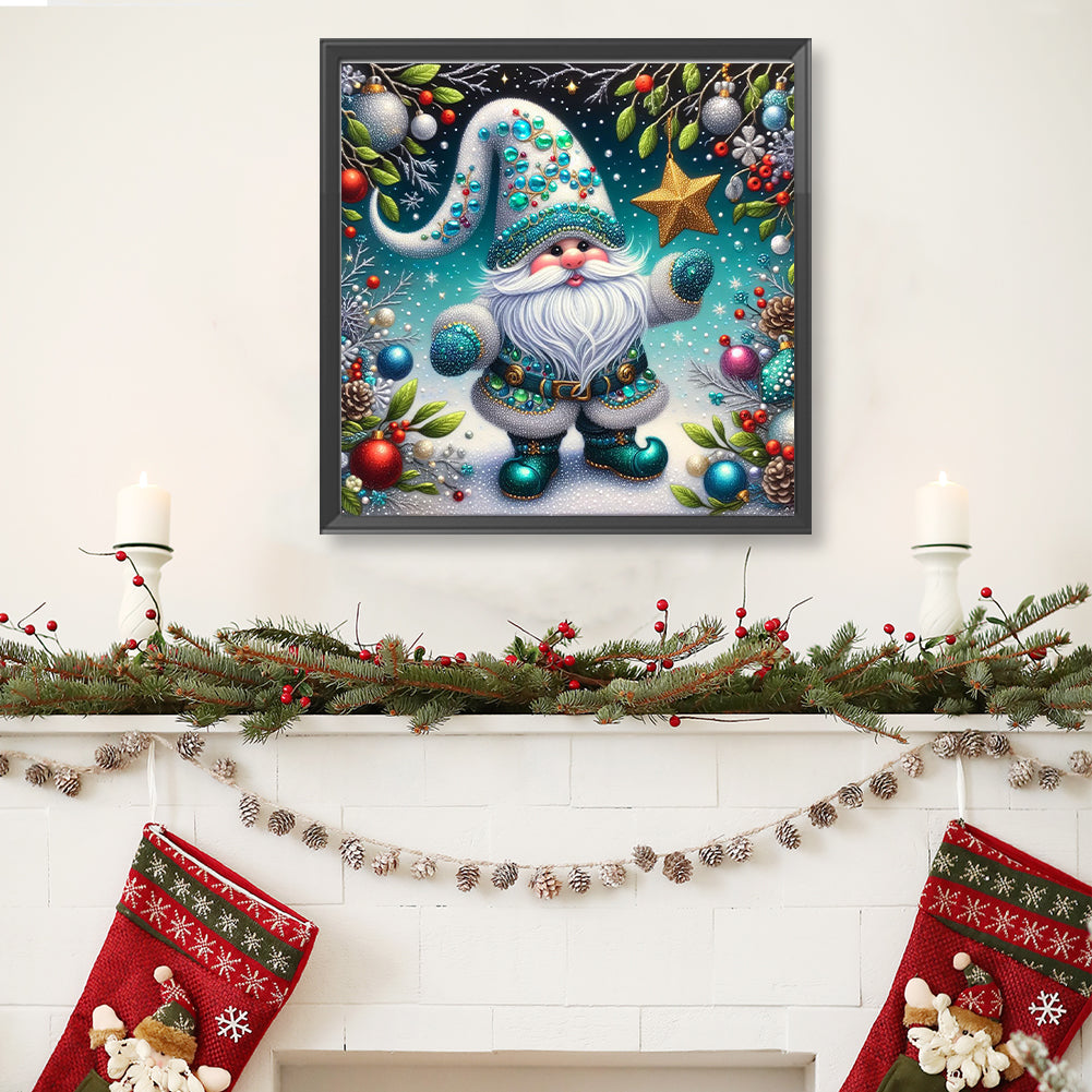 Christmas Gnome - Full Round Drill Diamond Painting 40*40CM