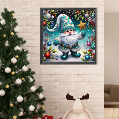 Christmas Gnome - Full Round Drill Diamond Painting 40*40CM