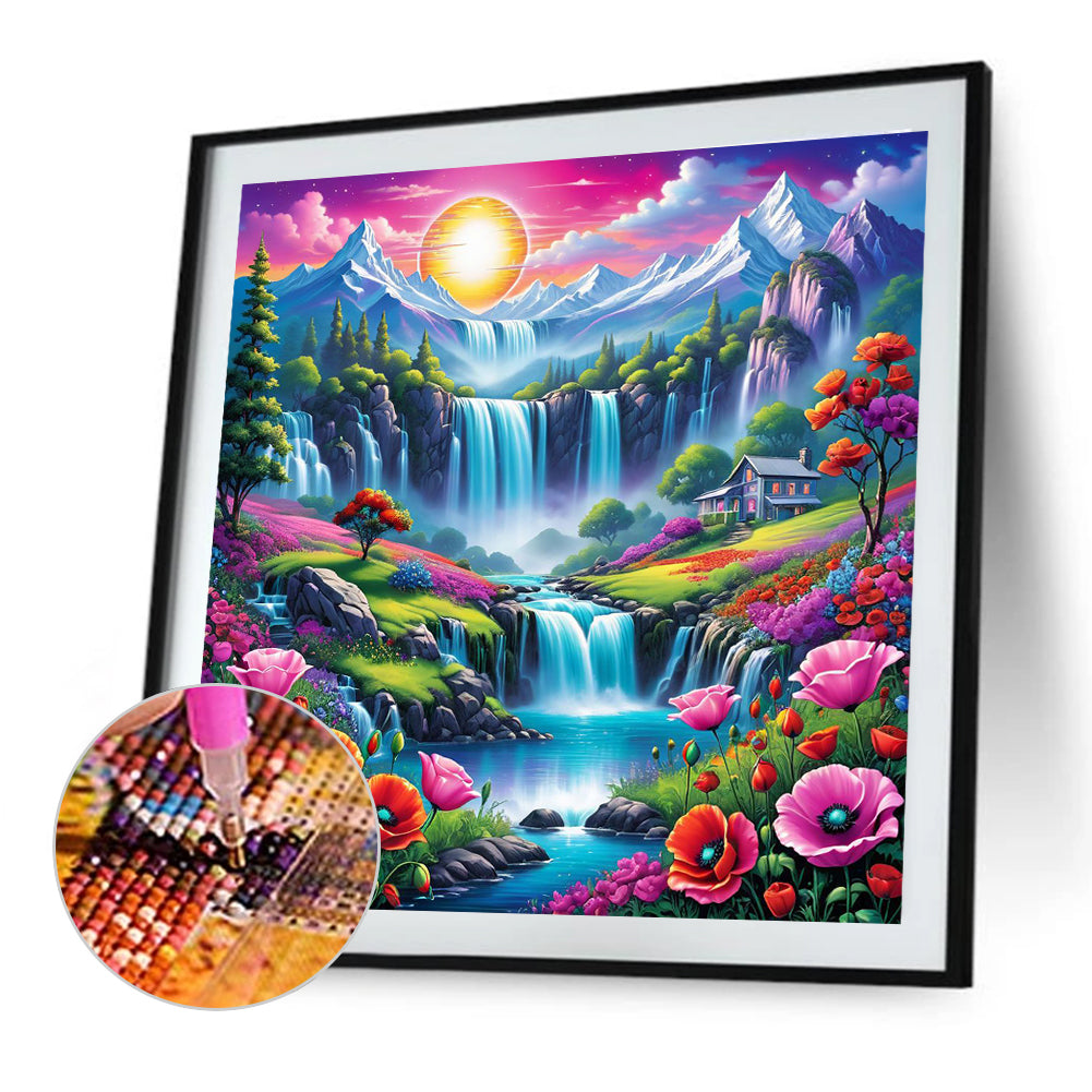 Fall - Full Round Drill Diamond Painting 50*50CM