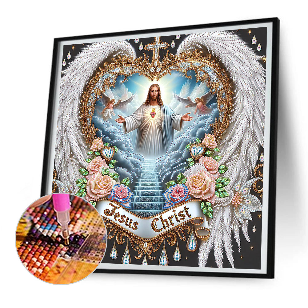 Our Lady Of Jesus - Special Shaped Drill Diamond Painting 40*40CM