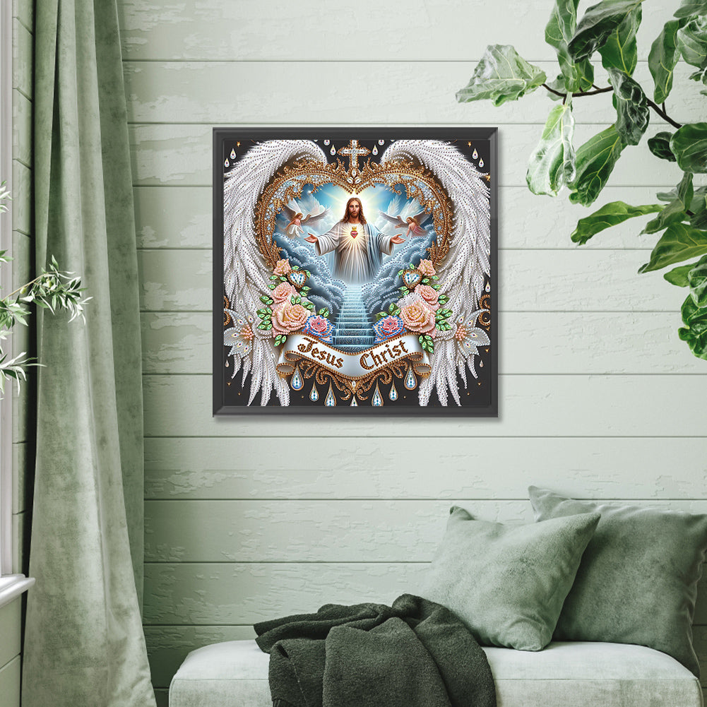 Our Lady Of Jesus - Special Shaped Drill Diamond Painting 40*40CM