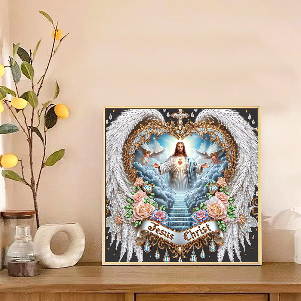 Our Lady Of Jesus - Special Shaped Drill Diamond Painting 40*40CM