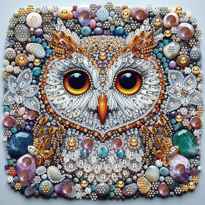 Owl Bird Carriage - Special Shaped Drill Diamond Painting 30*30CM