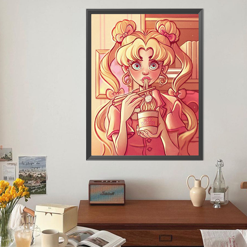 European And American Style Sailor Moon - Full Round Drill Diamond Painting 40*50CM