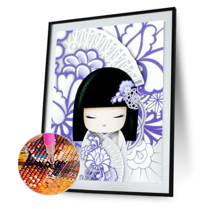 Kimono Doll - Full Round Drill Diamond Painting 30*40CM