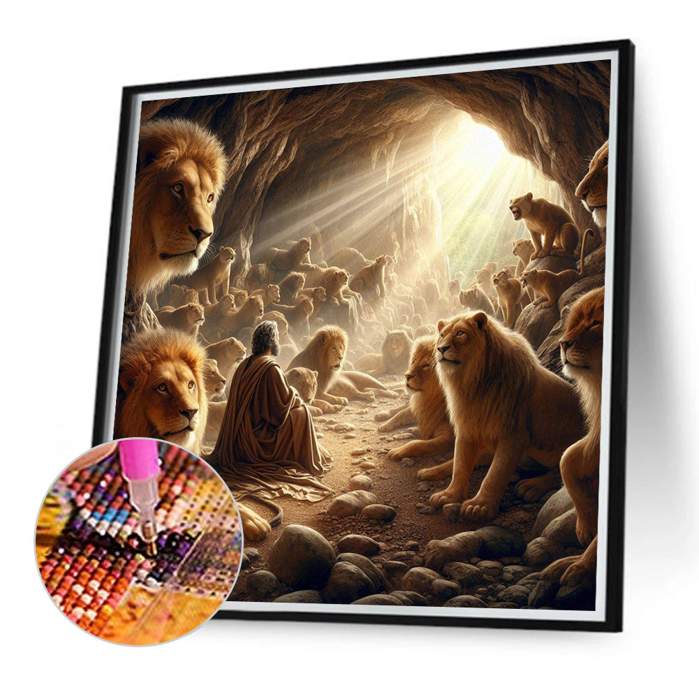 Jesus Cross Faith - Full Round Drill Diamond Painting 40*40CM