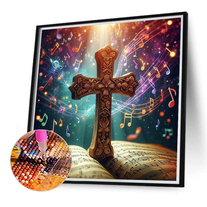 Jesus Cross Faith - Full Round Drill Diamond Painting 40*40CM