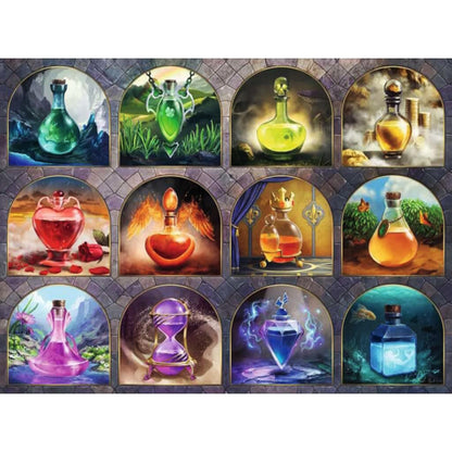 Potion Bottle - Full AB Round Drill Diamond Painting 60*45CM