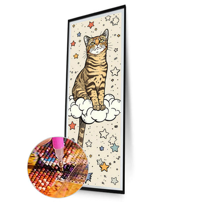 Cat - Full Square Drill Diamond Painting 30*90CM