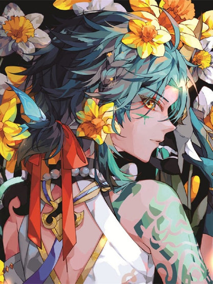 Original God: Xiao - Full Round Drill Diamond Painting 30*40CM