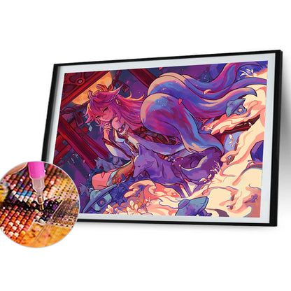 Original God: Yae Goddess - Full Round Drill Diamond Painting 40*30CM