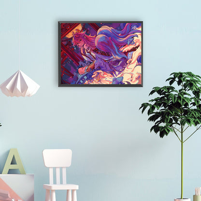 Original God: Yae Goddess - Full Round Drill Diamond Painting 40*30CM