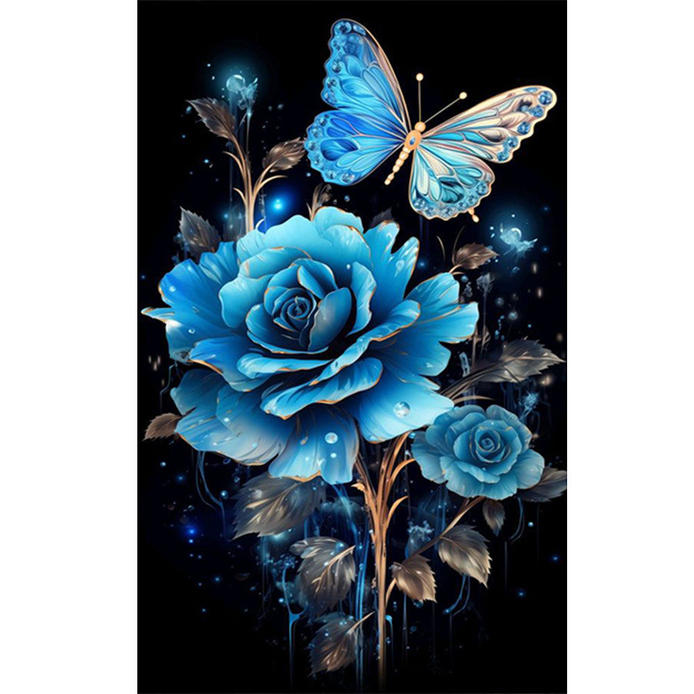 Fantasy Flowers - Full Round Drill Diamond Painting 40*65CM