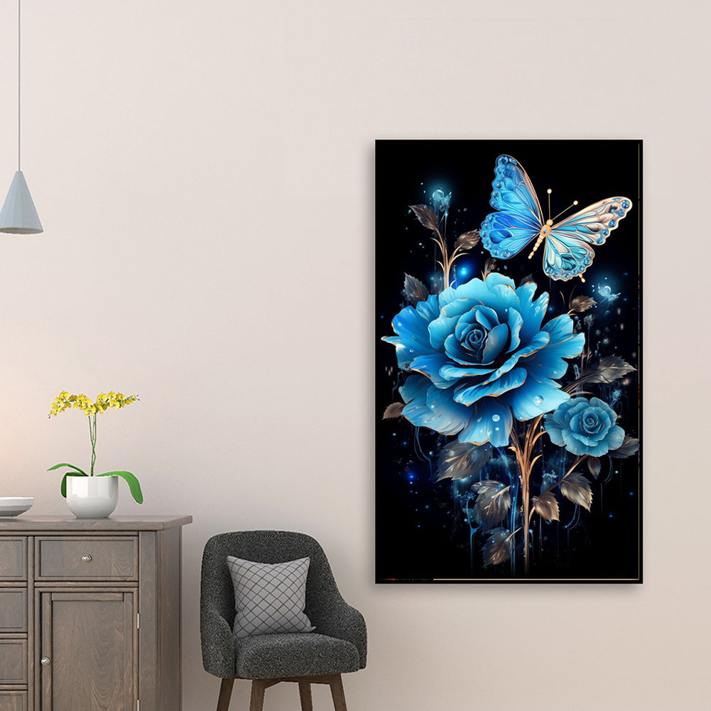 Fantasy Flowers - Full Round Drill Diamond Painting 40*65CM