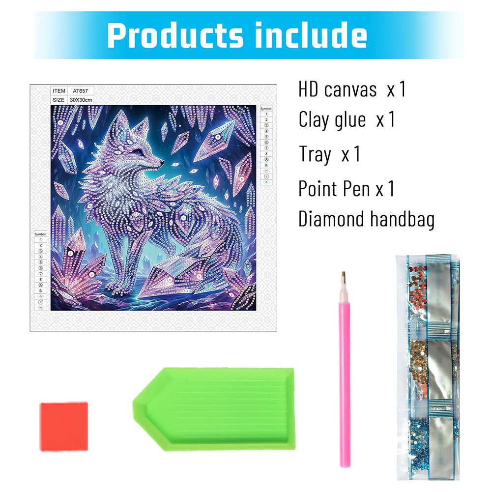 Fox - Special Shaped Drill Diamond Painting 30*30CM