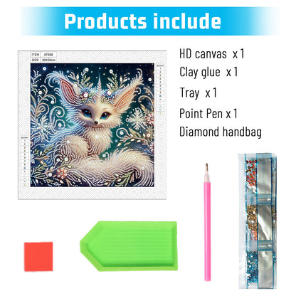 Fox - Special Shaped Drill Diamond Painting 30*30CM