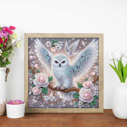 Owl - Special Shaped Drill Diamond Painting 30*30CM