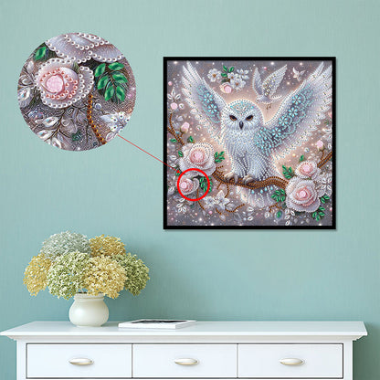 Owl - Special Shaped Drill Diamond Painting 30*30CM