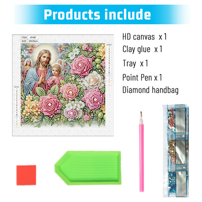 Our Lady Of Jesus - Special Shaped Drill Diamond Painting 30*30CM