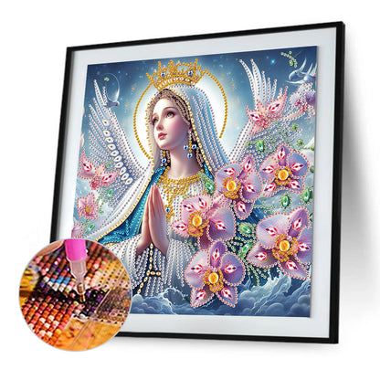 Our Lady Of Jesus - Special Shaped Drill Diamond Painting 30*30CM