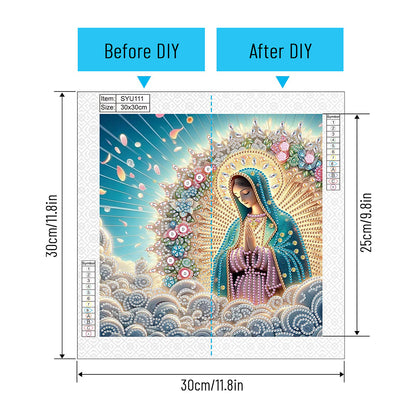 Our Lady Of Jesus - Special Shaped Drill Diamond Painting 30*30CM